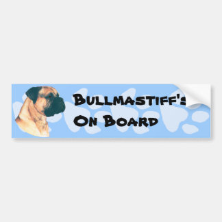 Autocollant De Voiture La roche de Bullmastiff ! !
