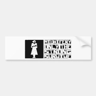 Autocollant De Voiture La sage-femme survivent