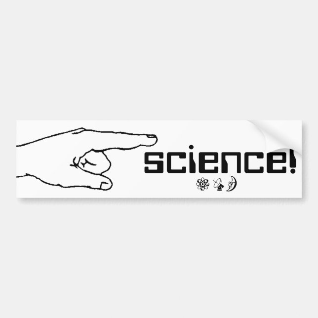Autocollant De Voiture la science (Devant)