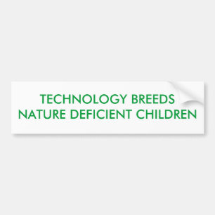 AUTOCOLLANT DE VOITURE LA TECHNOLOGIE MULTIPLIE LES ENFANTS DÉFICIENTS DE