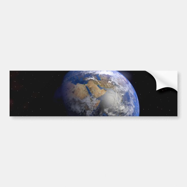 Autocollant De Voiture La Terre Bleue De L'Espace Inspiration (Devant)