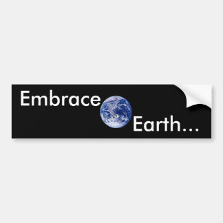 Autocollant De Voiture La terre d'étreinte…