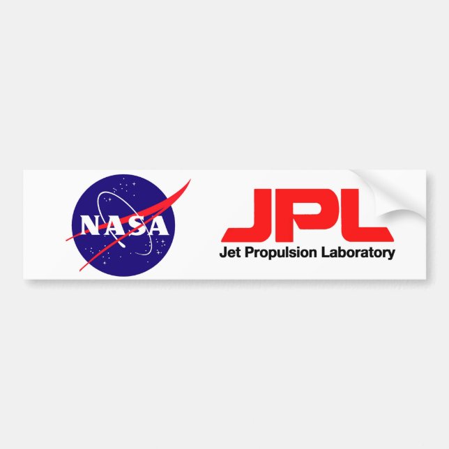 Autocollant De Voiture Laboratoire de propulsion par réaction (Devant)