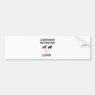 Autocollant De Voiture labrador extraction amante toutes les couleurs sil
