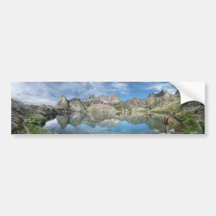 Autocollant De Voiture Lac Minaret 2 - Ansel Adams Wilderness - Sierra