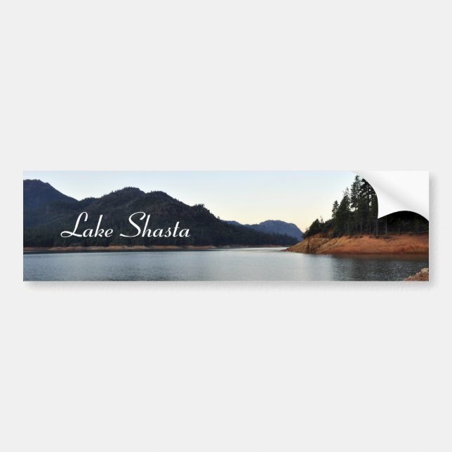 Autocollant De Voiture Lac Shasta (Devant)