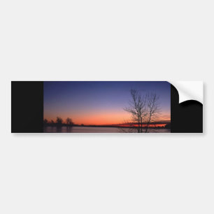Autocollant De Voiture Lac Sunrise