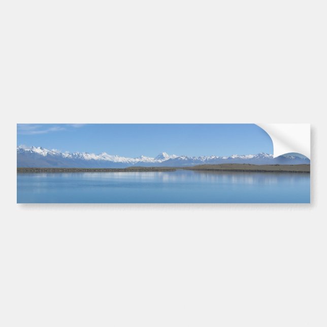 Autocollant De Voiture Lac Tekapo, Nouvelle-Zélande (Devant)