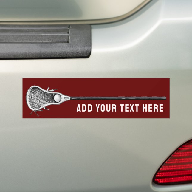 Autocollant De Voiture Lacrosse (En voiture)