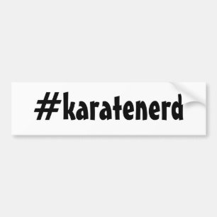 Autocollant De Voiture L'adhésif pour pare-chocs de ballot de karaté de