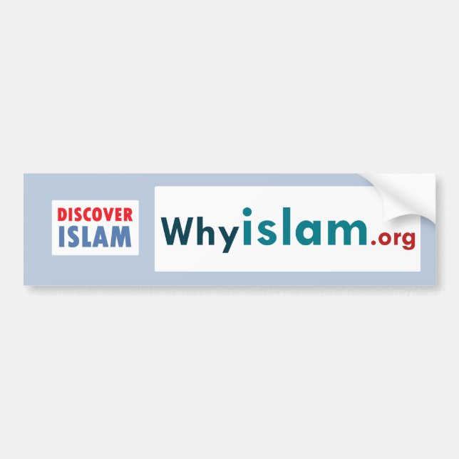 Autocollant De Voiture L'adhésif pour pare-chocs découvrent l'Islam (20) (Devant)