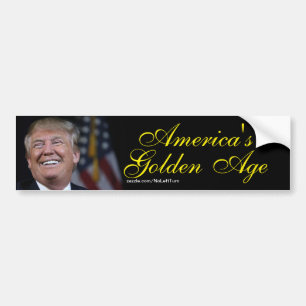 Autocollant De Voiture L'âge d'or de Trump aux États-Unis