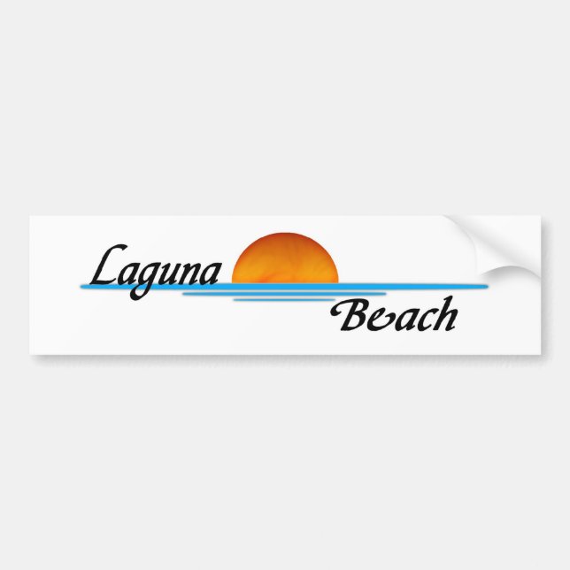 Autocollant De Voiture Laguna Beach (Devant)