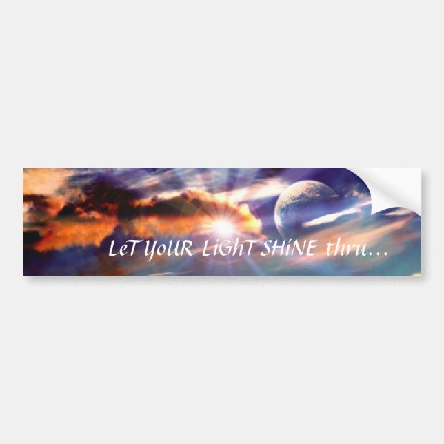 Autocollant De Voiture Laisser Brillant Votre Sticker À Trou De Lumière (Devant)
