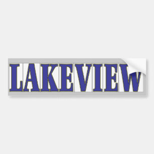 AUTOCOLLANT DE VOITURE LAKEVIEW
