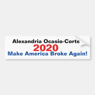 Autocollant De Voiture L'Alexandrie Ocasio-Cortez font l'Amérique s'est