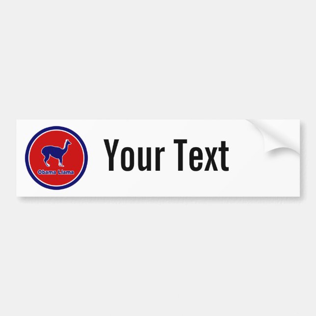 Autocollant De Voiture Lama d'Obama (Devant)