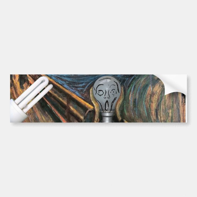 Autocollant De Voiture L'ampoule hurlante (Devant)