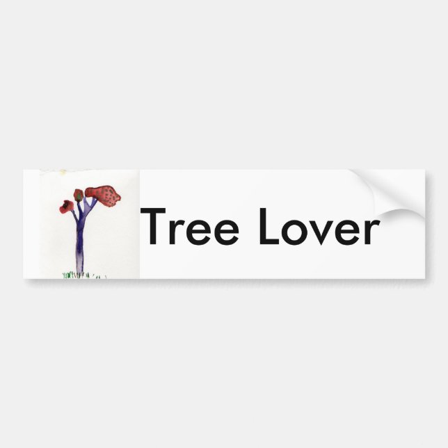 Autocollant De Voiture L'ARBRE de JILL, amant d'arbre (Devant)