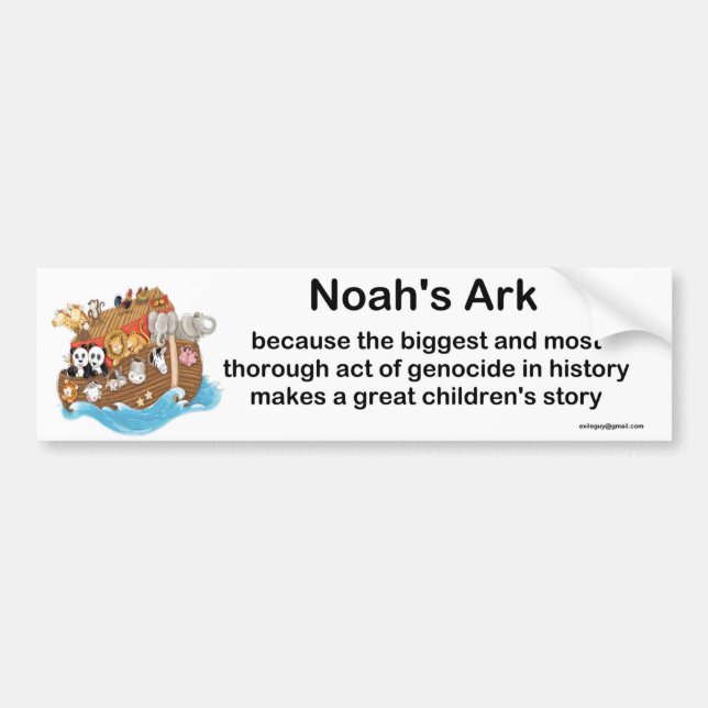 Autocollant De Voiture l'arche de noah (Devant)