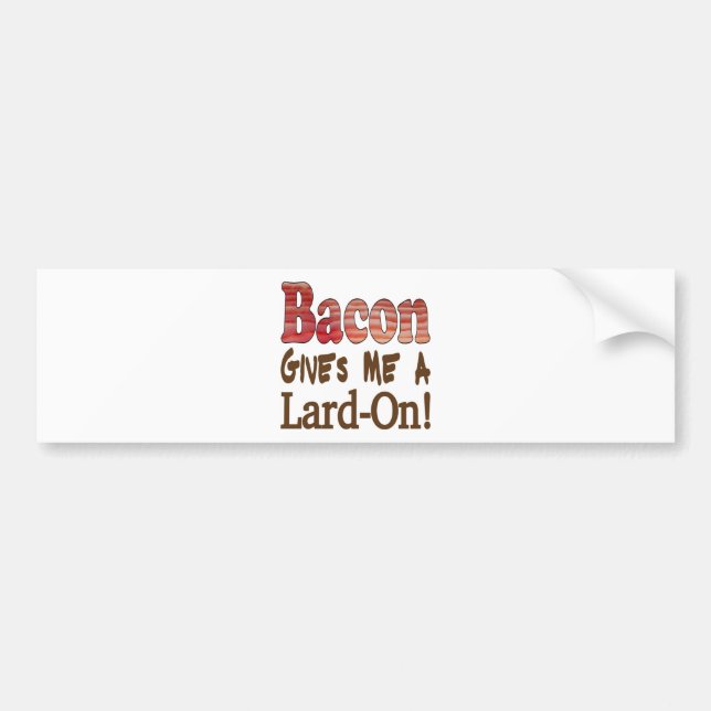 Autocollant De Voiture Lard de bacon (Devant)