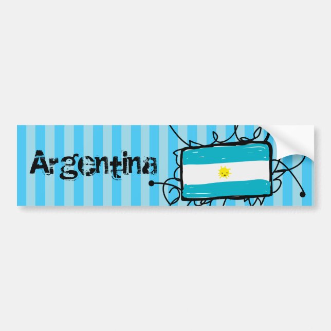 Autocollant De Voiture L'Argentine (Devant)