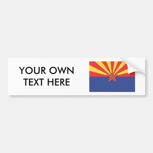 AUTOCOLLANT DE VOITURE L'ARIZONA (Devant)