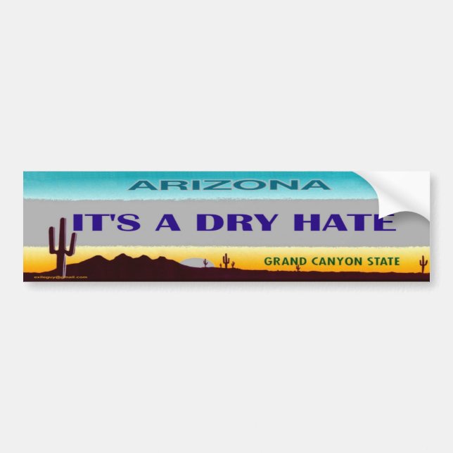 Autocollant De Voiture l'Arizona… (Devant)