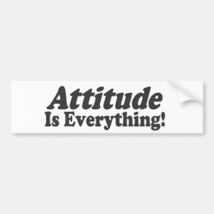 Autocollant De Voiture L'attitude est tout !