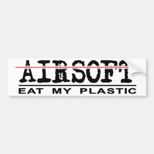 Autocollant De Voiture L'autocollant de butoir mangent le plastique !