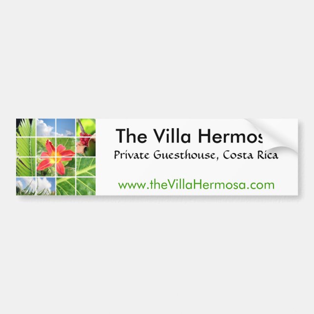 Autocollant De Voiture L'autocollant de Hermosa de villa (Devant)
