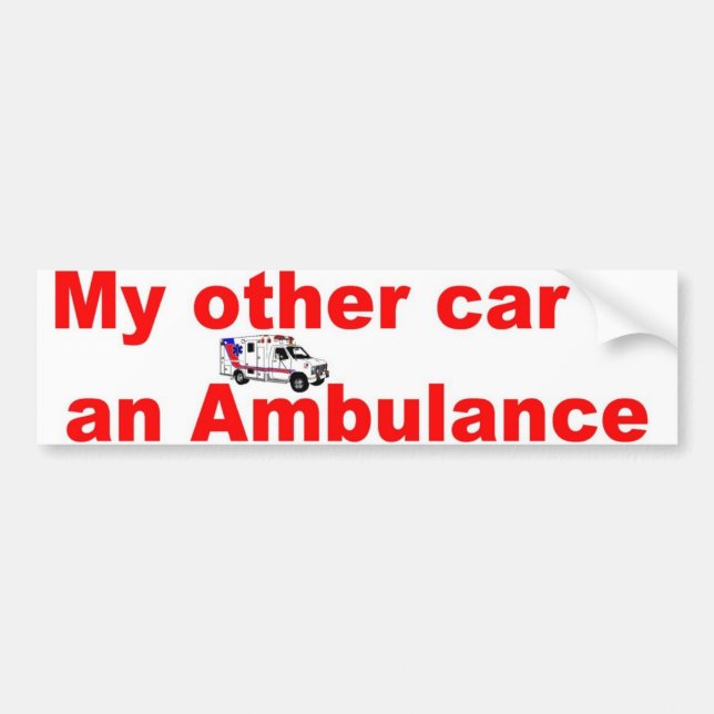 Autocollant De Voiture l'autre ambulance de voiture (Devant)