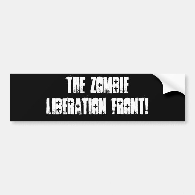 Autocollant De Voiture L'avant de libération de zombi ! (Devant)