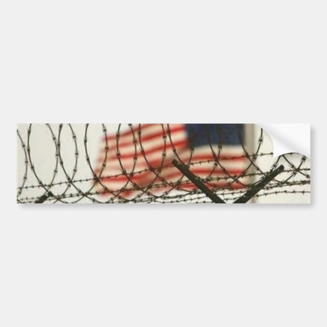 Autocollant De Voiture L'avenir de l'Amérique - état de prison d'État de (Devant)