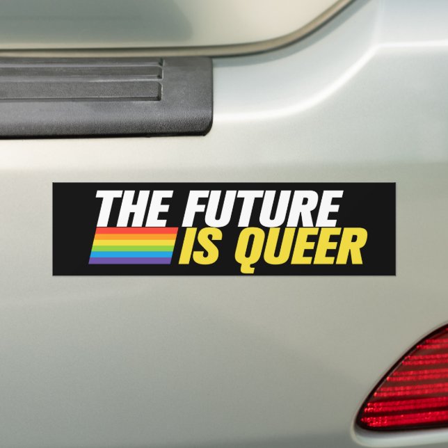 Autocollant De Voiture L'avenir est gay lesbien Gay pride LGBT (En voiture)