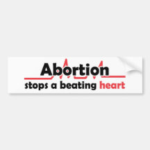 L'avortement arrête un coeur battant