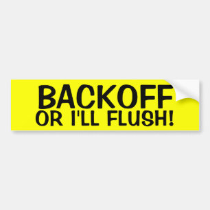 Autocollant De Voiture Le BACKOFF OU moi RINCERA !