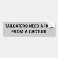 Le besoin de Tailgaters une étreinte d'un cactus