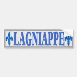 Autocollant De Voiture Le bleu couvre de tuiles Lagniappe