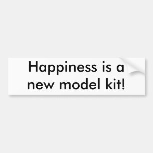 Autocollant De Voiture Le bonheur est un kit de nouveau modèle !