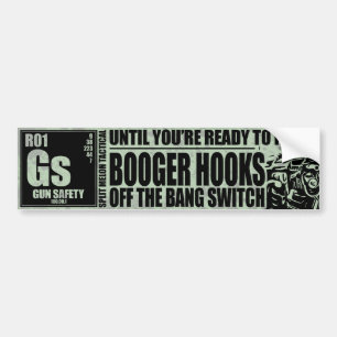 Autocollant De Voiture Le Booger s'accroche outre du commutateur de coup