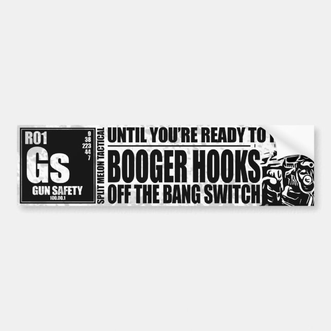 Autocollant De Voiture Le Booger s'accroche outre du commutateur de coup (Devant)