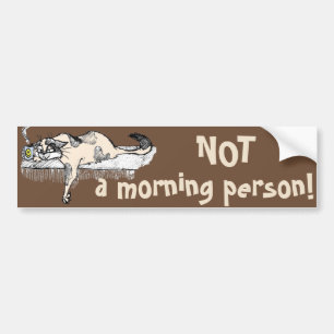 Autocollant De Voiture Le café Kitty n'est pas un *ahem* "personne" de