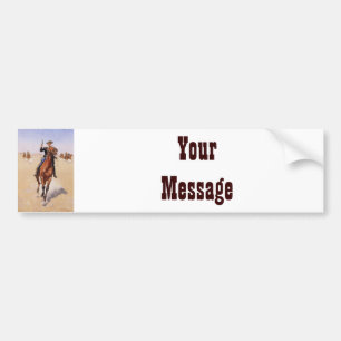 Autocollant De Voiture Le cavalier par Frederic Remington