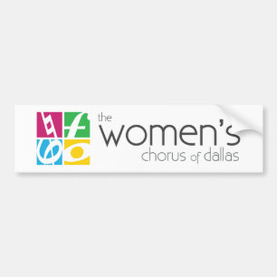 Autocollant De Voiture Le choeur des femmes du logo de Dallas
