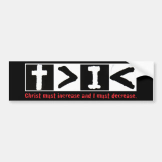Autocollant De Voiture Le Christ doit augmenter