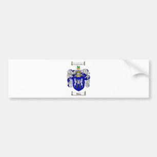 AUTOCOLLANT DE VOITURE LE CREST DE FAMILLE DE KELLEY - MANTEAU DE KELLEY