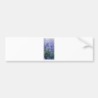 Autocollant De Voiture le cru fleurit lilac-irises-1917 monet.