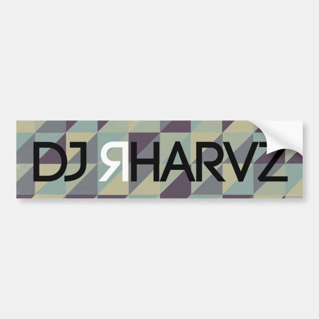 AUTOCOLLANT DE VOITURE LE DJ RHARVZ (Devant)