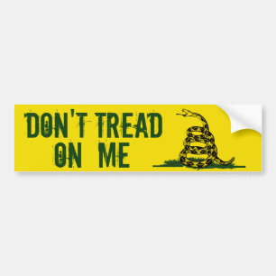 Autocollant De Voiture Le drapeau de Gadsden ne marchent pas sur moi